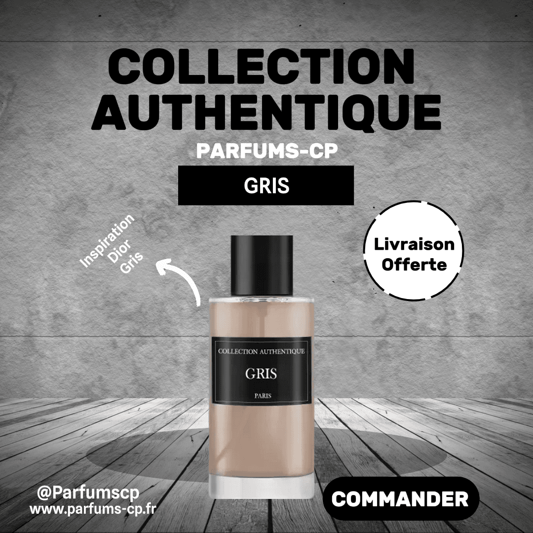 GRIS Parfum GRIS Homme 50ml – Collection Privée Authentique