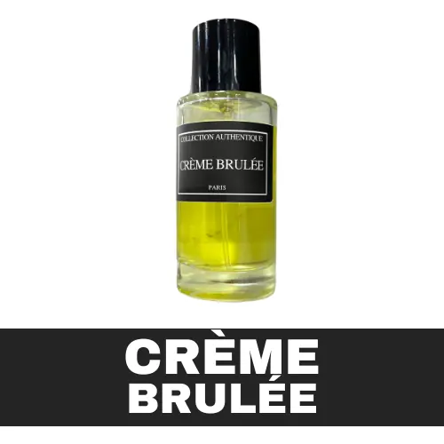 Parfum Crème Brûlée Collection Authentique | Senteur Gourmande Mixte 50ml | Parfums CP 